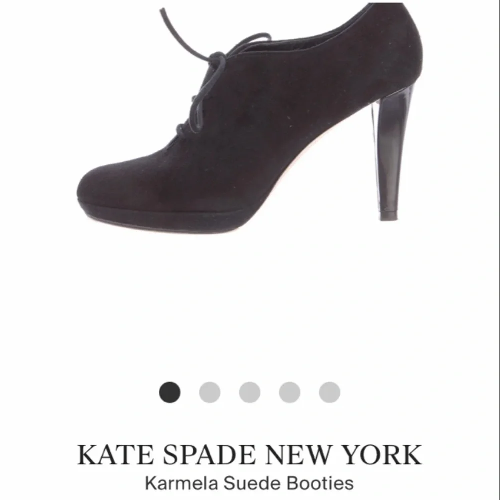 Kate Spade New York Karmela Taupe Suede Booties Made in Italy Size 7.5